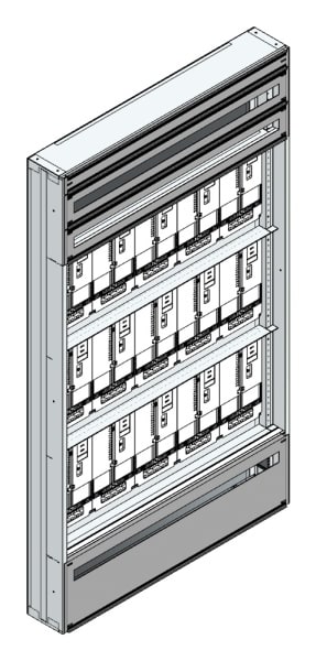 MEHLER - Maskenzählerverteiler+RW Kärnten für TN-Netz, außen B1125xH1950xT175mm