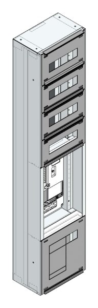 MEHLER - Maskenzählerverteiler+RW OÖ, Salzburg für TN-Netz, außen B290xH1325xT175mm