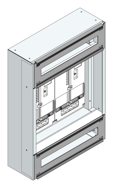 MEHLER - Maskenzählerverteiler+RW OÖ, Salzburg für TN-Netz, außen B505xH700xT175mm