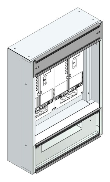 MEHLER - Maskenzählerverteiler+RW Vorarlberg für TN-Netz, außen B505xH700xT175mm
