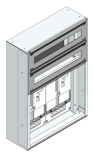 MEHLER - Maskenzählerverteiler+RW Wiener Netze für TN-Netz, außen B505xH700xT175mm