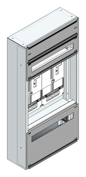 MEHLER - Maskenzählerverteiler+RW Kärnten für TN-Netz, außen B505xH1000xT175mm