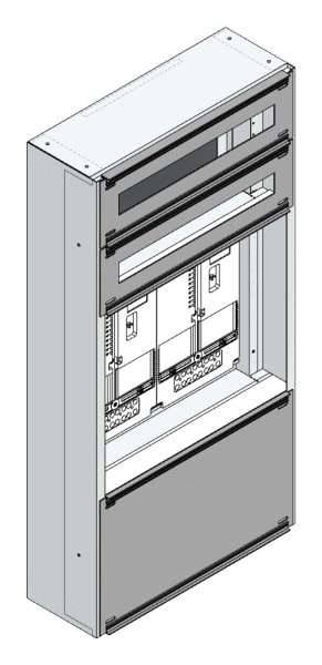 MEHLER - Maskenzählerverteiler+RW Wiener Netze für TN-Netz, außen B505xH1000xT175mm