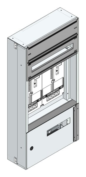 MEHLER - Maskenzählerverteiler+RW Steiermark für TN-Netz, außen B505xH1000xT175mm