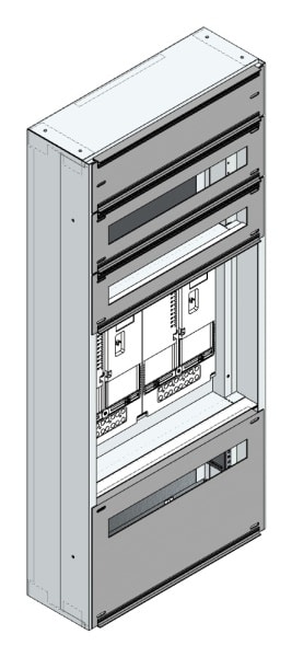 MEHLER - Maskenzählerverteiler+RW Kärnten für TN-Netz, außen B505xH1150xT175mm