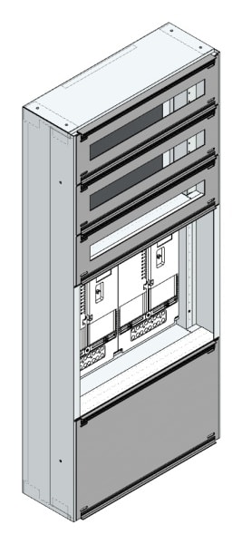 MEHLER - Maskenzählerverteiler+RW NÖ Netz für TN-Netz, außen B505xH1150xT175mm