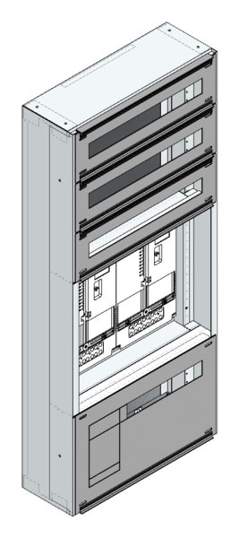 MEHLER - Maskenzählerverteiler+RW OÖ, Salzburg für TN-Netz, außen B505xH1150xT175mm