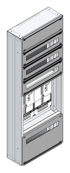 MEHLER - Maskenzählerverteiler+RW Kärnten für TN-Netz, außen B505xH1325xT175mm