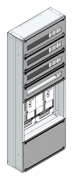 MEHLER - Maskenzählerverteiler+RW Wiener Netze für TN-Netz, außen B505xH1325xT175mm