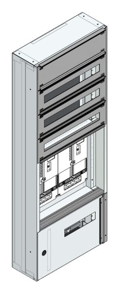 MEHLER - Maskenzählerverteiler+RW Steiermark für TN-Netz, außen B505xH1325xT175mm