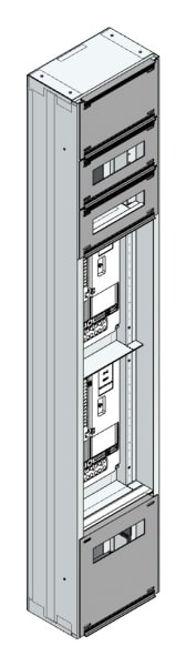MEHLER - Maskenzählerverteiler+RW Kärnten für TN-Netz, außen B290xH1625xT175mm