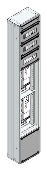 MEHLER - Maskenzählerverteiler+RW NÖ Netz für TN-Netz, außen B290xH1625xT175mm