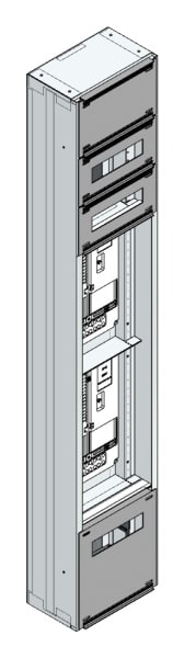 MEHLER - Maskenzählerverteiler+RW Tirol für TN-Netz, außen B290xH1625xT175mm