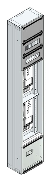 MEHLER - Maskenzählerverteiler+RW Vorarlberg für TN-Netz, außen B290xH1625xT175mm