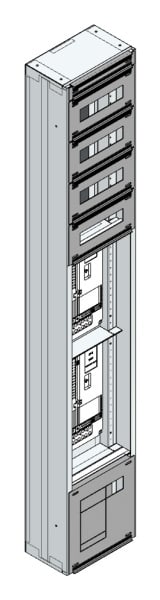 MEHLER - Maskenzählerverteiler+RW OÖ, Salzburg für TN-Netz, außen B290xH1775xT175mm