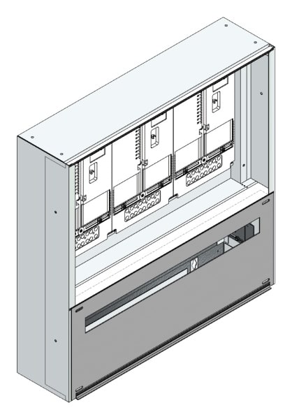 MEHLER - Maskenzählerverteiler+RW Kärnten für TN-Netz, außen B705xH700xT175mm
