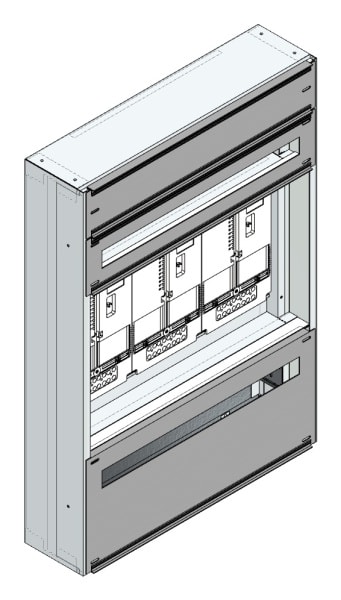 MEHLER - Maskenzählerverteiler+RW Kärnten für TN-Netz, außen B705xH1000xT175mm