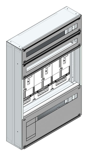 MEHLER - Maskenzählerverteiler+RW OÖ, Salzburg für TN-Netz, außen B705xH1000xT175mm