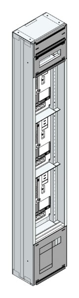 MEHLER - Maskenzählerverteiler+RW OÖ, Salzburg für TN-Netz, außen B290xH1775xT175mm
