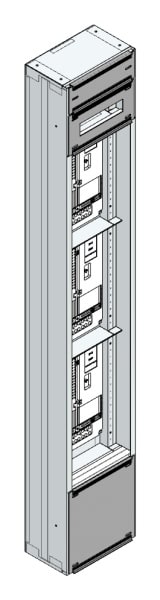 MEHLER - Maskenzählerverteiler+RW Wiener Netze für TN-Netz, außen B290xH1775xT175mm