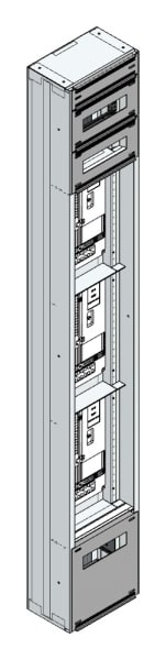 MEHLER - Maskenzählerverteiler+RW Kärnten für TN-Netz, außen B290xH1950xT175mm