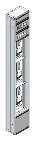 MEHLER - Maskenzählerverteiler+RW Wiener Netze für TN-Netz, außen B290xH1950xT175mm