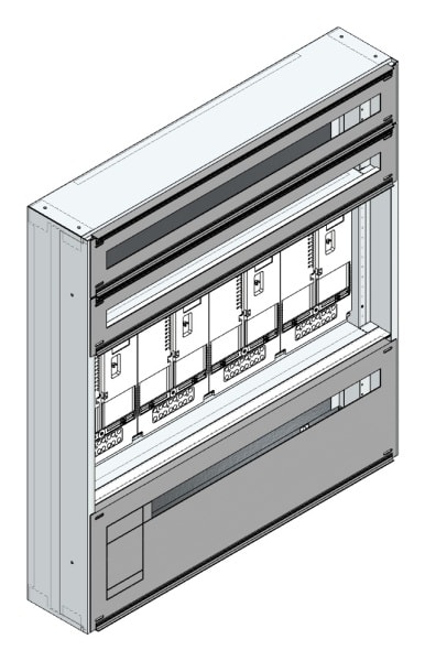 MEHLER - Maskenzählerverteiler+RW OÖ, Salzburg für TN-Netz, außen B915xH1000xT175mm