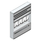 MEHLER - Maskenzählerverteiler+RW Kärnten für TN-Netz, außen B915xH1150xT175mm