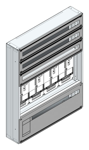 MEHLER - Maskenzählerverteiler+RW OÖ, Salzburg für TN-Netz, außen B915xH1150xT175mm