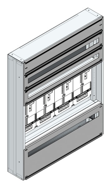 MEHLER - Maskenzählerverteiler+RW Tirol für TN-Netz, außen B915xH1150xT175mm