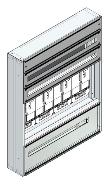 MEHLER - Maskenzählerverteiler+RW Vorarlberg für TN-Netz, außen B915xH1150xT175mm