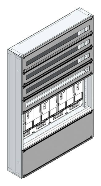 MEHLER - Maskenzählerverteiler+RW NÖ Netz für TN-Netz, außen B915xH1325xT175mm