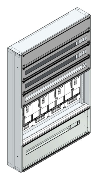 MEHLER - Maskenzählerverteiler+RW Vorarlberg für TN-Netz, außen B915xH1325xT175mm