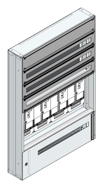 MEHLER - Maskenzählerverteiler+RW Steiermark für TN-Netz, außen B915xH1325xT175mm