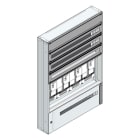 MEHLER - Maskenzählerverteiler+RW Steiermark für TN-Netz, außen B915xH1325xT175mm