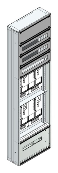 MEHLER - Maskenzählerverteiler+RW Vorarlberg für TN-Netz, außen B505xH1775xT175mm