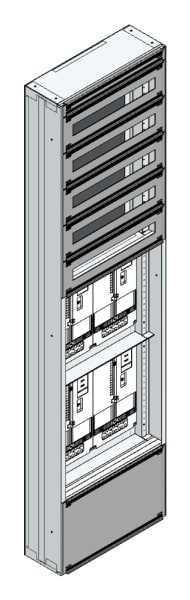 MEHLER - Maskenzählerverteiler+RW Wiener Netze für TN-Netz, außen B505xH1950xT175mm