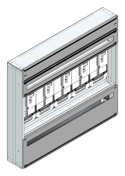 MEHLER - Maskenzählerverteiler+RW Tirol für TN-Netz, außen B1125xH1000xT175mm