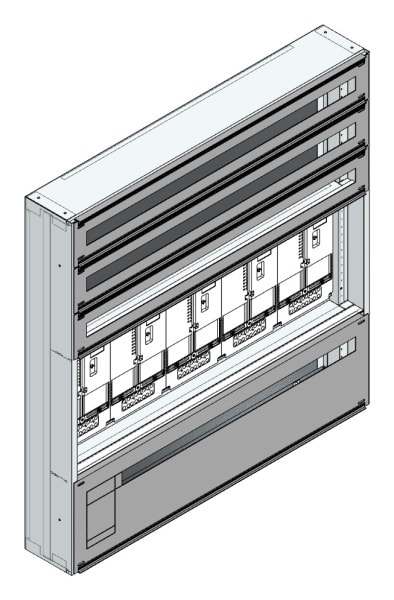 MEHLER - Maskenzählerverteiler+RW OÖ, Salzburg für TN-Netz, außen B1125xH1150xT175mm