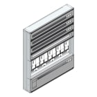 MEHLER - Maskenzählerverteiler+RW OÖ, Salzburg für TN-Netz, außen B1125xH1325xT175mm