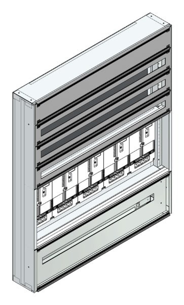 MEHLER - Maskenzählerverteiler+RW Vorarlberg für TN-Netz, außen B1125xH1325xT175mm