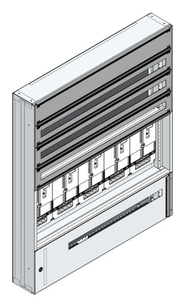 MEHLER - Maskenzählerverteiler+RW Steiermark für TN-Netz, außen B1125xH1325xT175mm