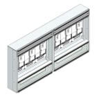 MEHLER - Maskenzählerverteiler+RW Vorarlberg für TN-Netz, außen B1410xH700xT175mm