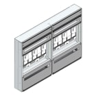 MEHLER - Maskenzählerverteiler+RW Kärnten für TN-Netz, außen B1410xH1000xT175mm