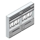MEHLER - Maskenzählerverteiler+RW OÖ, Salzburg für TN-Netz, außen B1410xH1000xT175mm