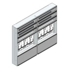 MEHLER - Maskenzählerverteiler+RW NÖ Netz für TN-Netz, außen B1410xH1150xT175mm