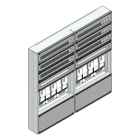 MEHLER - Maskenzählerverteiler+RW Wiener Netze für TN-Netz, außen B1410xH1325xT175mm