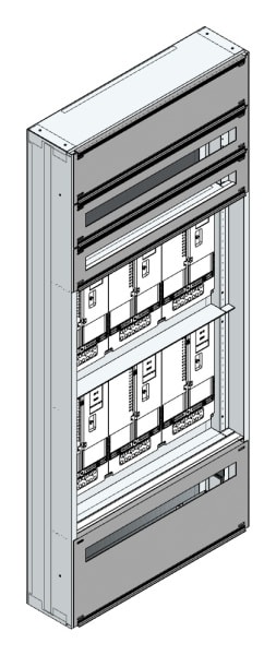 MEHLER - Maskenzählerverteiler+RW Kärnten für TN-Netz, außen B705xH1625xT175mm