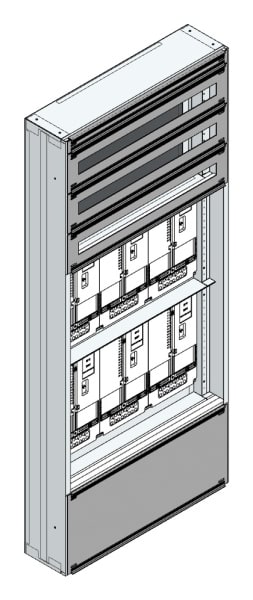 MEHLER - Maskenzählerverteiler+RW Wiener Netze für TN-Netz, außen B705xH1625xT175mm