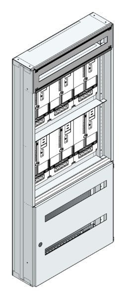 MEHLER - Maskenzählerverteiler+RW Steiermark für TN-Netz, außen B705xH1625xT175mm